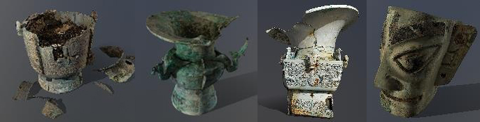 预修复青铜器原貌（激光扫描模型）